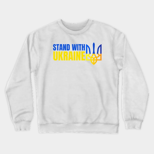 stand with ukraine Crewneck Sweatshirt by Fashion planet